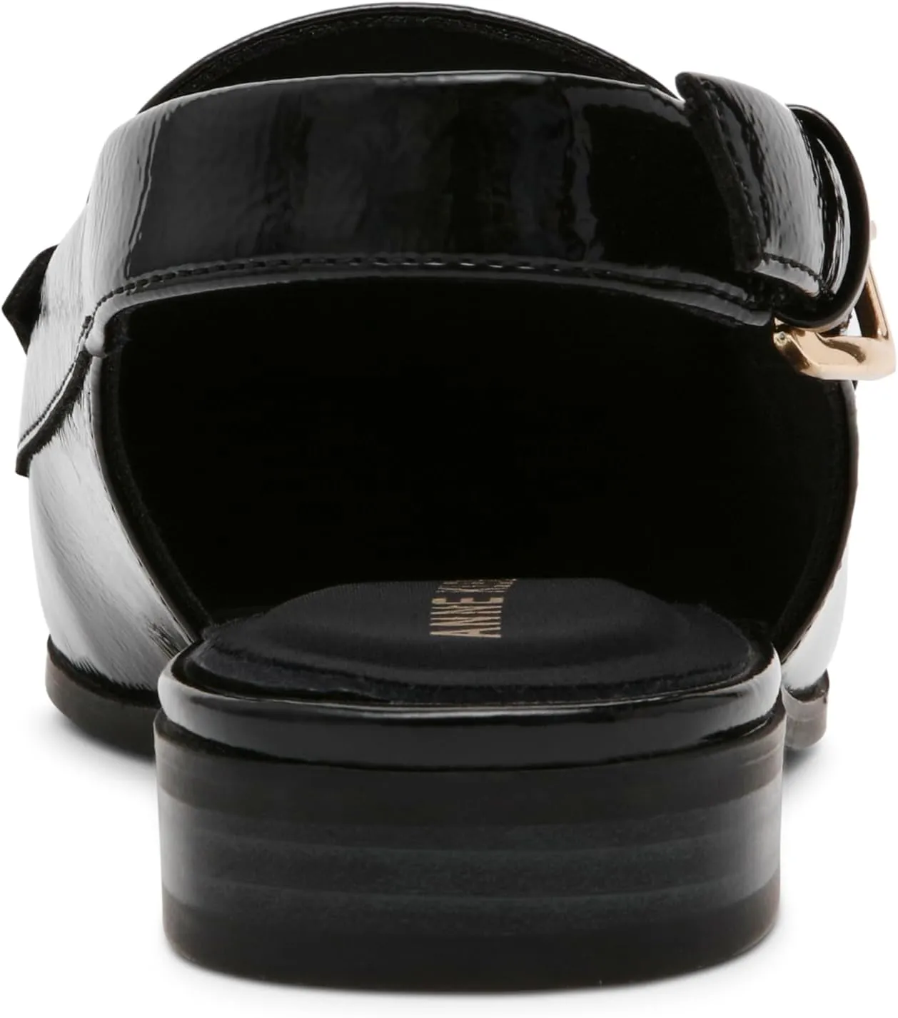 Anne Klein Womens Birdie Patent Penny Slingbacks