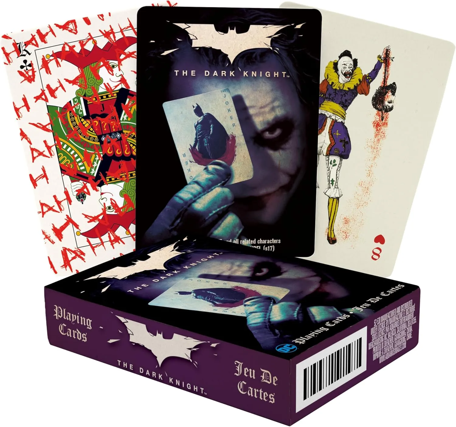 AQUARIUS DC Comics Joker Playing Cards - Dark Knight Joker Themed Deck of Cards for Your Favorite Card Games - Officially Licensed DC Comics Merchandise & Collectibles