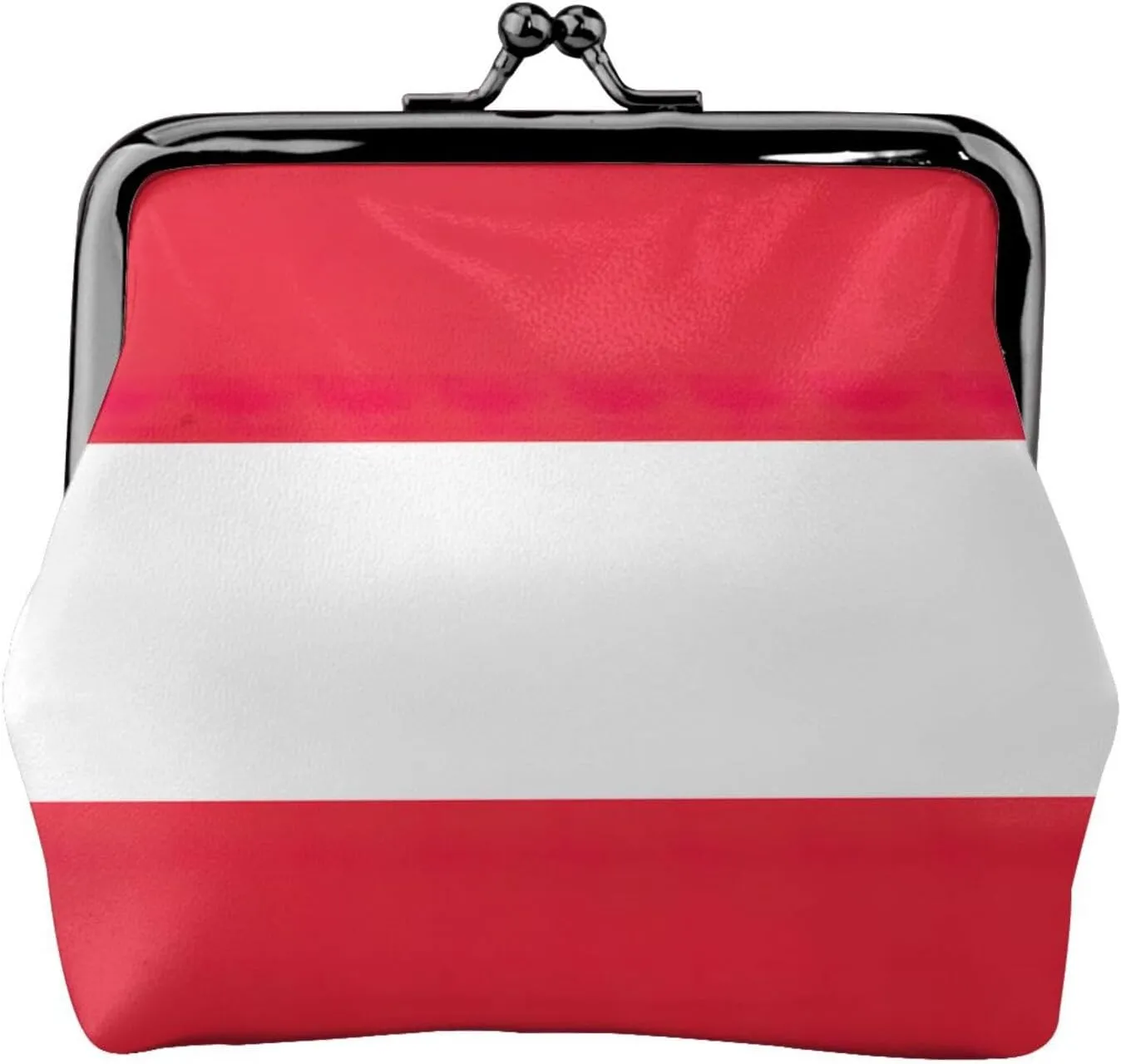 Austrian flag print Coin Purse, Mini Change Purse for Women Small Coin Purse for Key Headset Lipstick