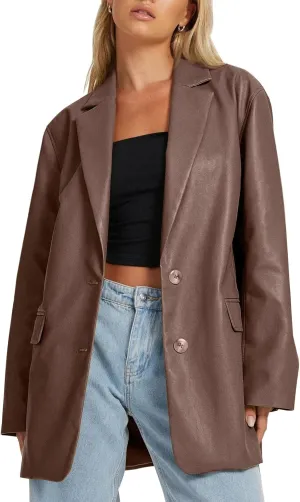 AUTOMET Womens Leather Jackets Going Out Outfits Faux Bomber Winter Coat Fall Fashion Clothes 2024