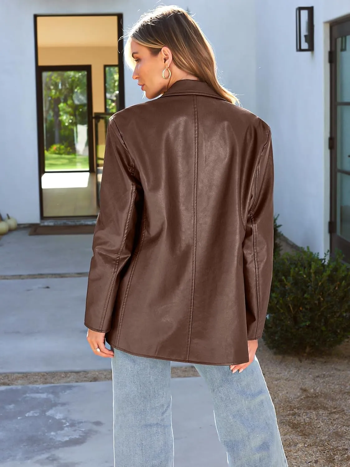 AUTOMET Womens Leather Jackets Going Out Outfits Faux Bomber Winter Coat Fall Fashion Clothes 2024