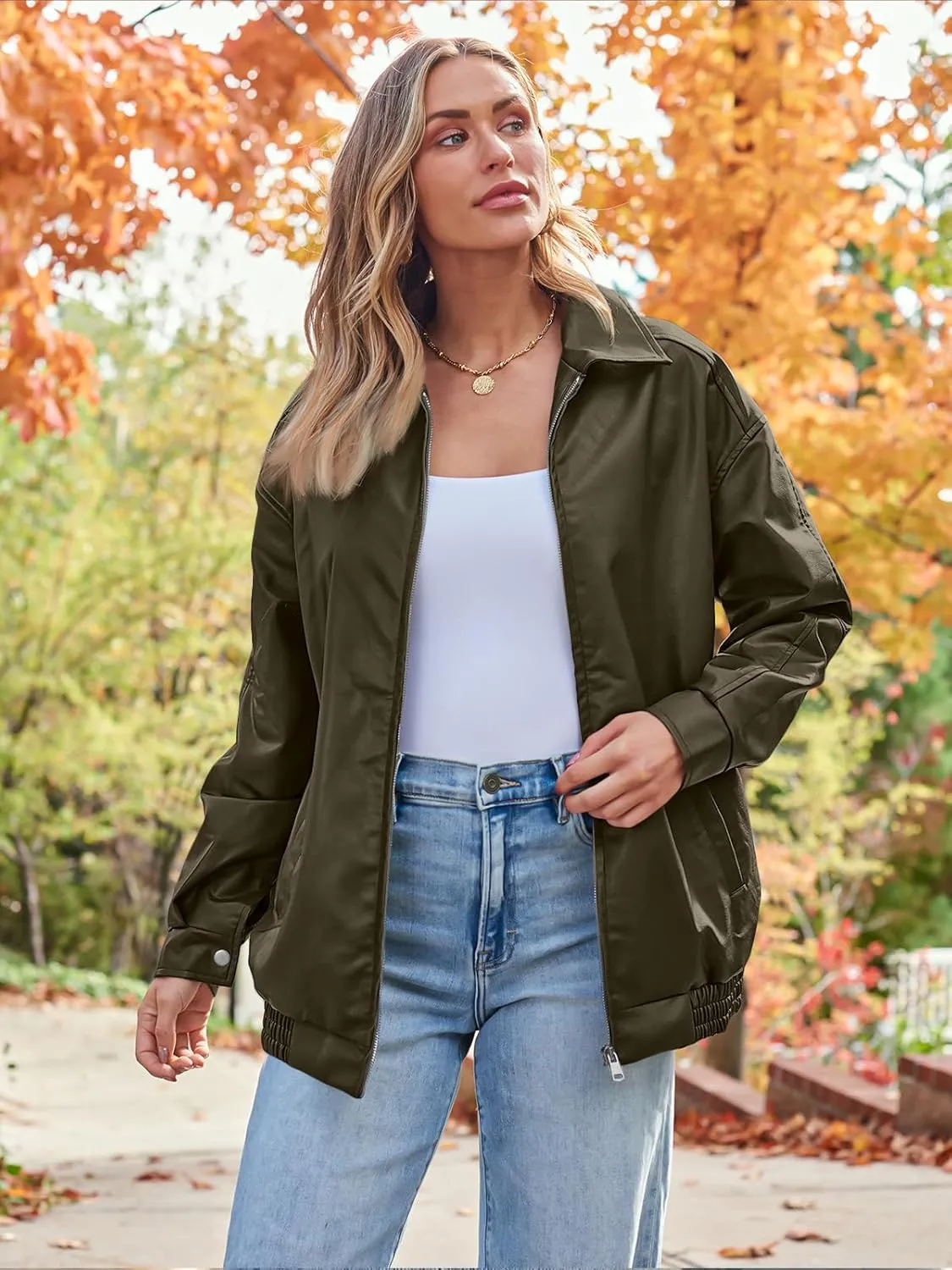 AUTOMET Womens Oversized Leather Jackets Faux Suede Fall Fashion Motorcycle Coats Winter Outfits Clothes Y2k Tops