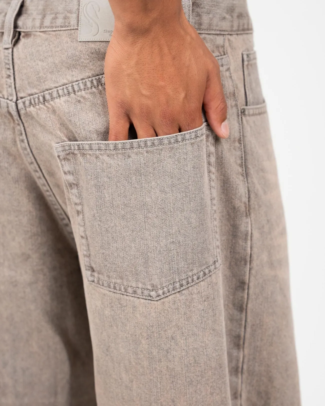 Baggy Denim-Jeans Rose Vintage Wash