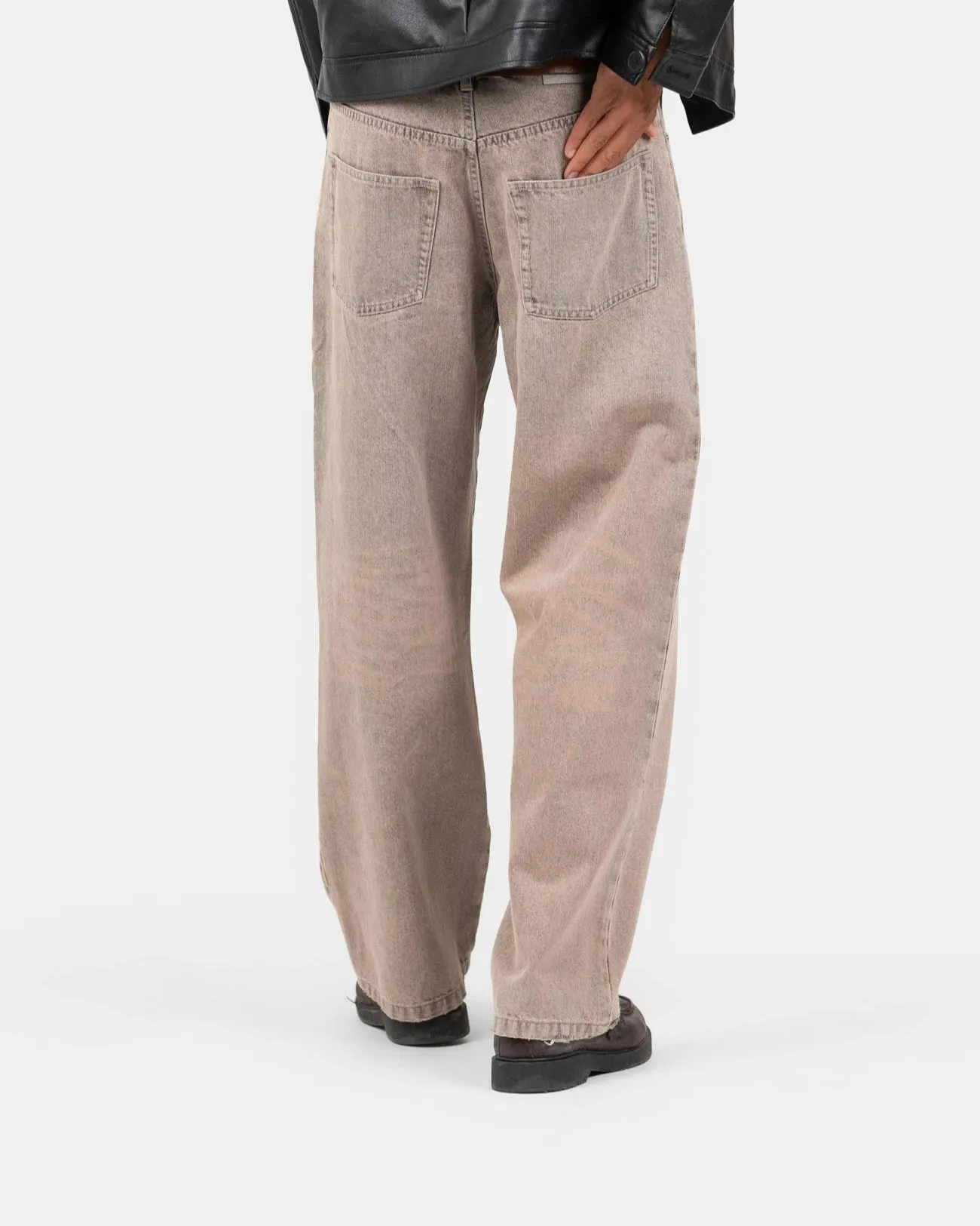 Baggy Denim-Jeans Rose Vintage Wash