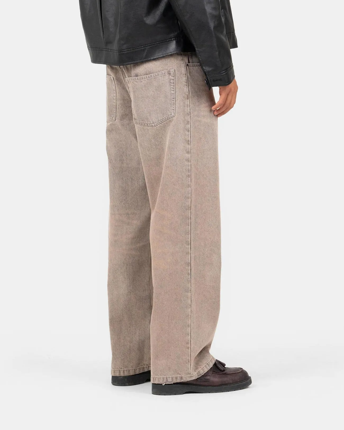Baggy Denim-Jeans Rose Vintage Wash