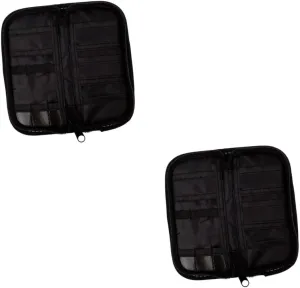 balacoo 2pcs Storage Bag Organizer Case Wallet Portable Carry Case Entertainment Holder Accessories
