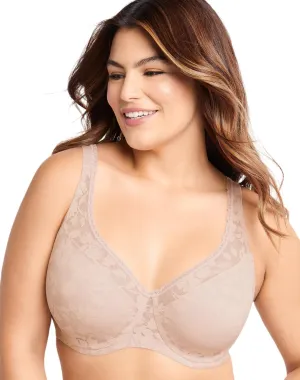 Bali Women's Lace Underwire Bra, Passion For Comfort Convertible Bra, Soft Lace Bras