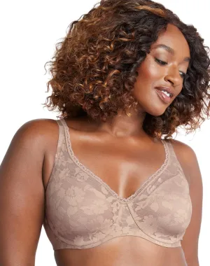 Bali Women's Lace Underwire Bra, Passion For Comfort Convertible Bra, Soft Lace Bras