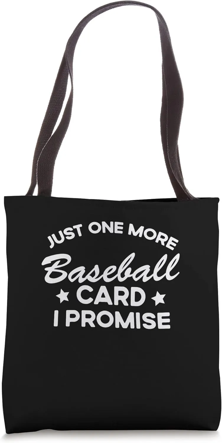 Baseball Card Collector Apparel Vintage Trading Card Tote Bag