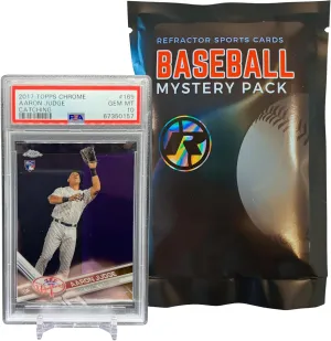 Baseball Mystery Hot Pack - 20 Cards - 1 Graded Card/AUTO - 14 RCS - 5 Parallels
