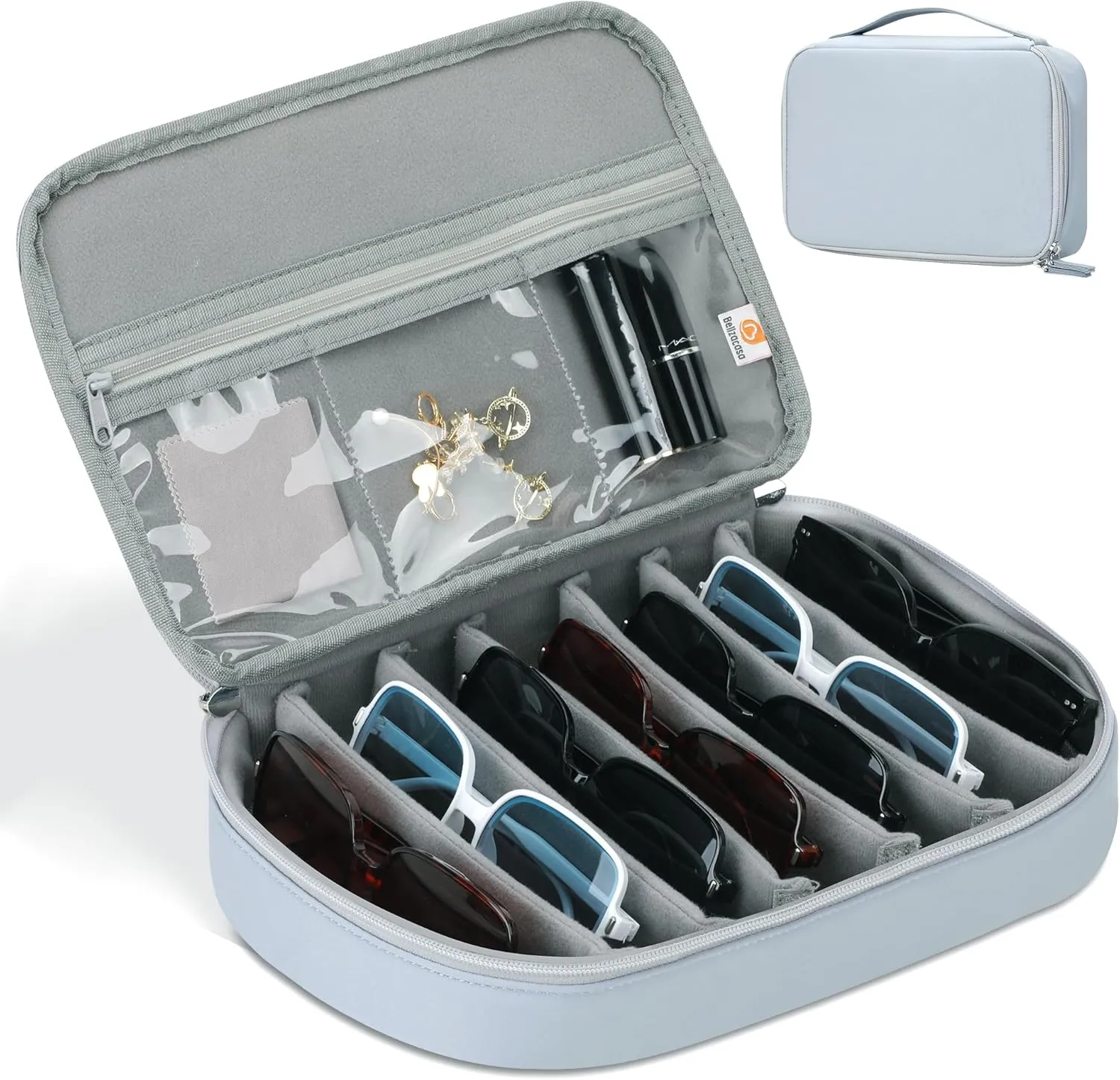 Bellzacasa Travel Sunglasses Organizer Case