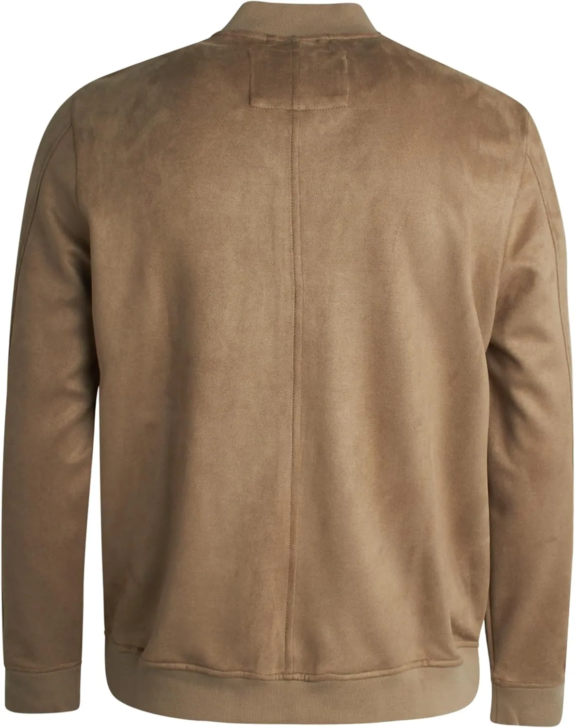Ben Sherman Men's Bomber Jacket - Cozy Full Zip Up Faux Suede Bomber Jacket for Men - Casual Mens Suede Jacket (S-XL)
