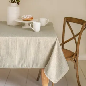 Benson Mills Nolita Metallic Tablecloth, 60-inch X 84-inch Oblong, Linen