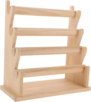 BESTYASH Wooden Bracelet Holder Jewelry Organizer Display Stand for Watches and Bracelets Natural Design Stable and Sturdy for Dresser Bedroom Smooth for Safe Storage