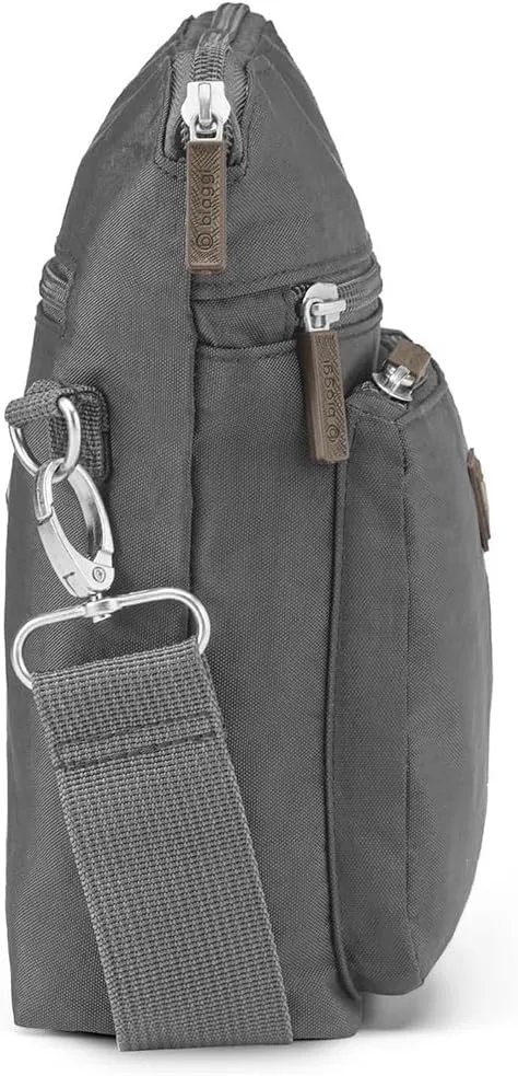 Biaggi Flexmates Convertible Crossbody | Lightweight RFID Blocking Crossbody for Travel, College, Weekend