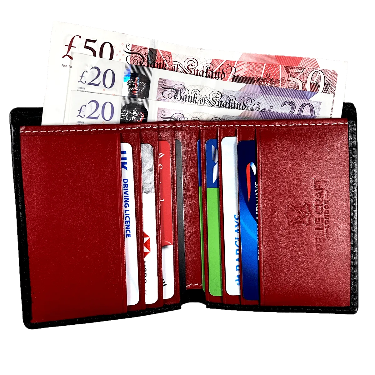 Bifold Slim Card Wallet with 8 c/c