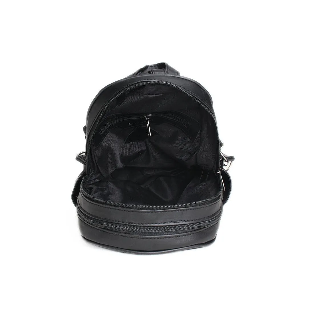 Black Mixed Backpack Dark Pattern