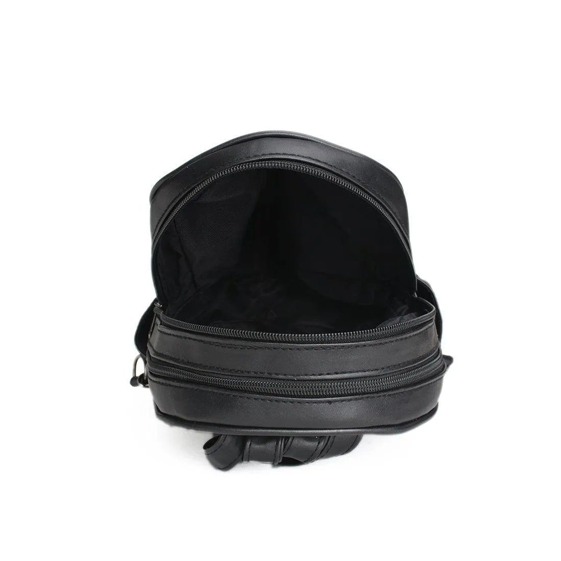 Black Mixed Backpack Dark Pattern