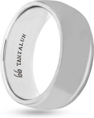 Boston Bay Diamonds Tantalum Comfort Fit Mens Wedding Band or Fashion Ring - 7mm & 8mm - Choice of Style