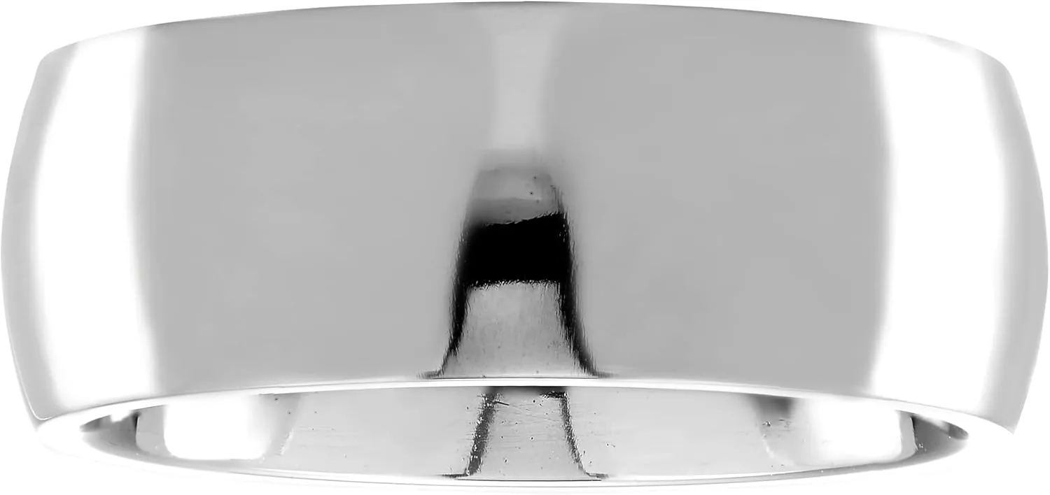 Boston Bay Diamonds Tantalum Comfort Fit Mens Wedding Band or Fashion Ring - 7mm & 8mm - Choice of Style