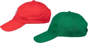 Bros Hats Anime Baseball Caps Coplay Hat for Adults Denim -Fade Vintage Wash Style Embroidery