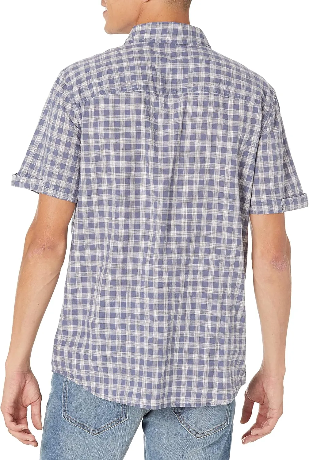 Buffalo David Bitton Men's Short Sleeve Plaid Button Down