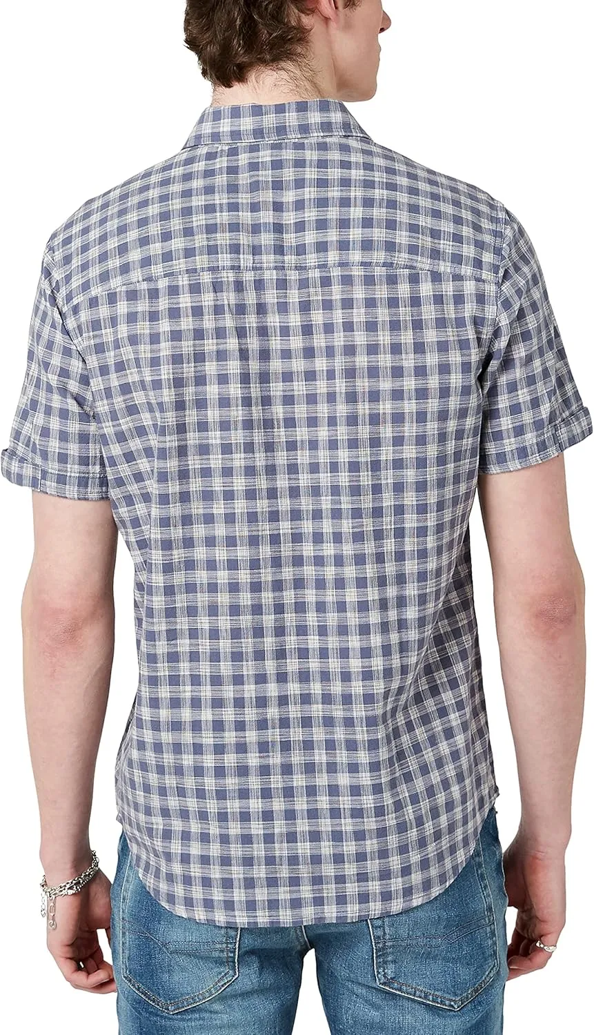 Buffalo David Bitton Men's Short Sleeve Plaid Button Down