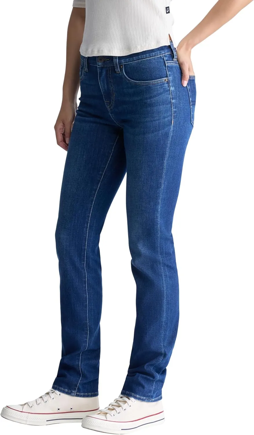 Buffalo David Bitton Women's Carrie Mid Rise Slim Jeans