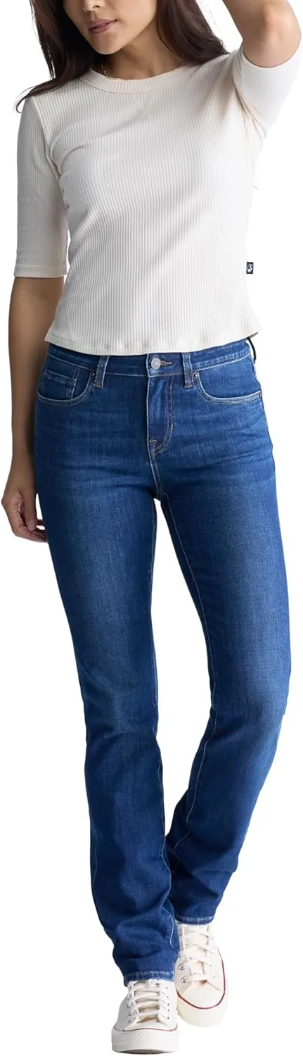 Buffalo David Bitton Women's Carrie Mid Rise Slim Jeans