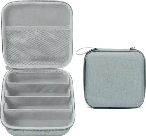Bukere Travel Sunglasses Organizer Case Adjustable Slot For Multiple Eyeglasses Hard-shell Portable Storage Box for Men Women