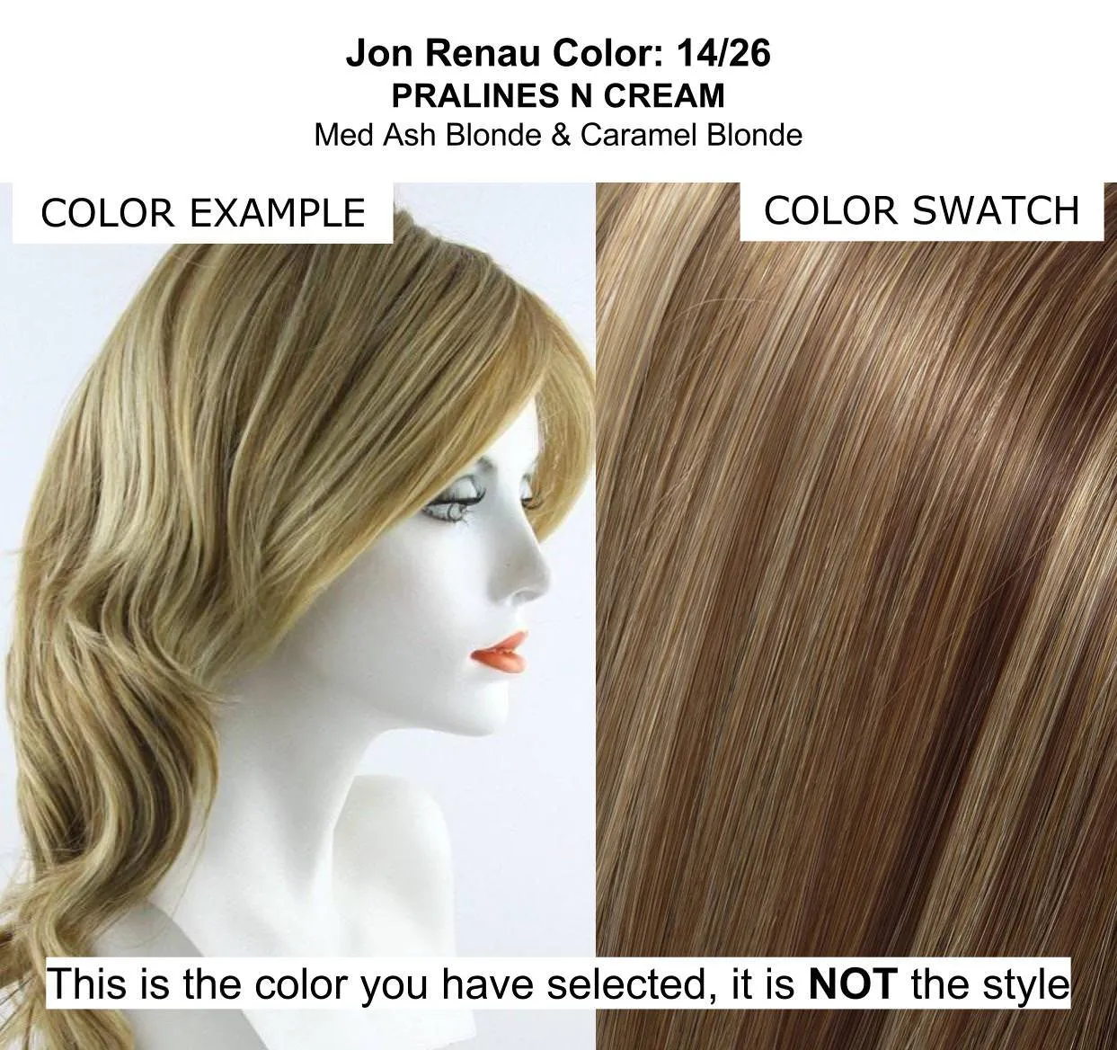 BUNDLE - 5 Items: Ignite AVERAGE SIZE Heat Friendly Synthetic Wig by Jon Renau, Christy's Wigs Q & A Booklet, HD Smooth Detangler, Synthetic Shampoo & Wide Tooth Comb - Color: 14/26