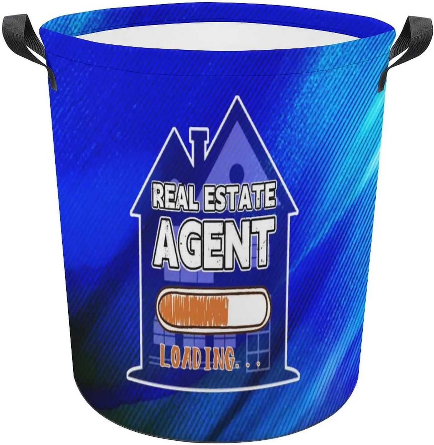 Business Real Estate Agent Large Laundry Basket Laundry Hamper Bag Washing Bin Collapsible Tall With Handles Travel Bathroom College