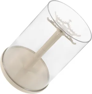 Cabilock Transparent Rotating Organizer for Mini Figures Action Figures and Collectibles Elegant Clear Storage Case for Home Decor and Hobby Collections