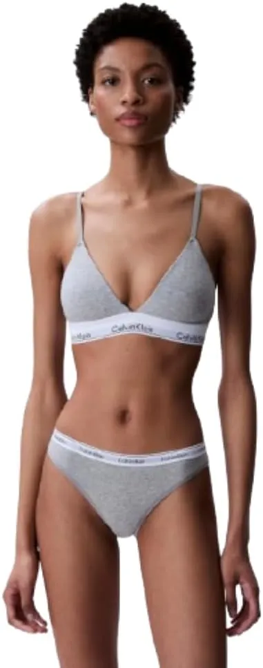 Calvin Klein Women's Modern Cotton Lightly Lined Triangle Wireless Bralette