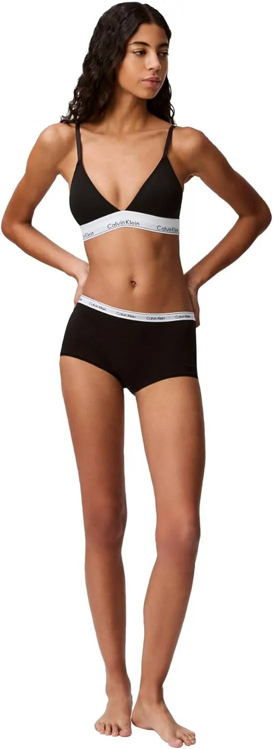 Calvin Klein Women's Modern Cotton Lightly Lined Triangle Wireless Bralette