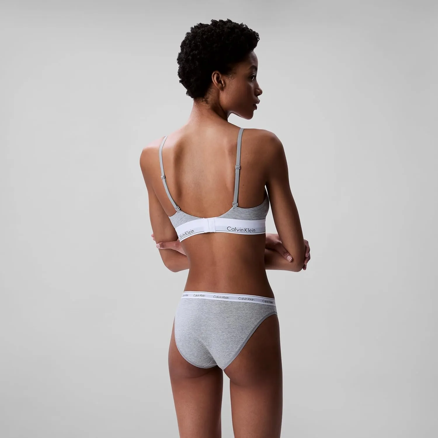 Calvin Klein Women's Modern Cotton Lightly Lined Triangle Wireless Bralette