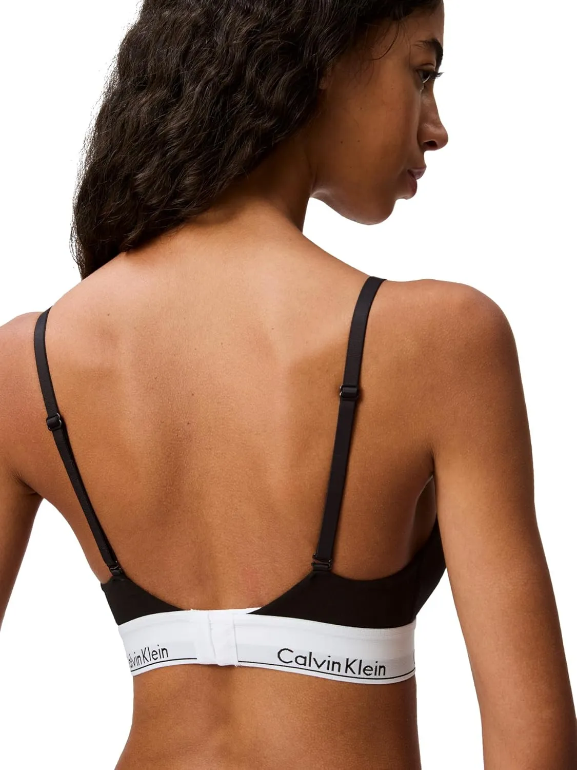 Calvin Klein Women's Modern Cotton Lightly Lined Triangle Wireless Bralette