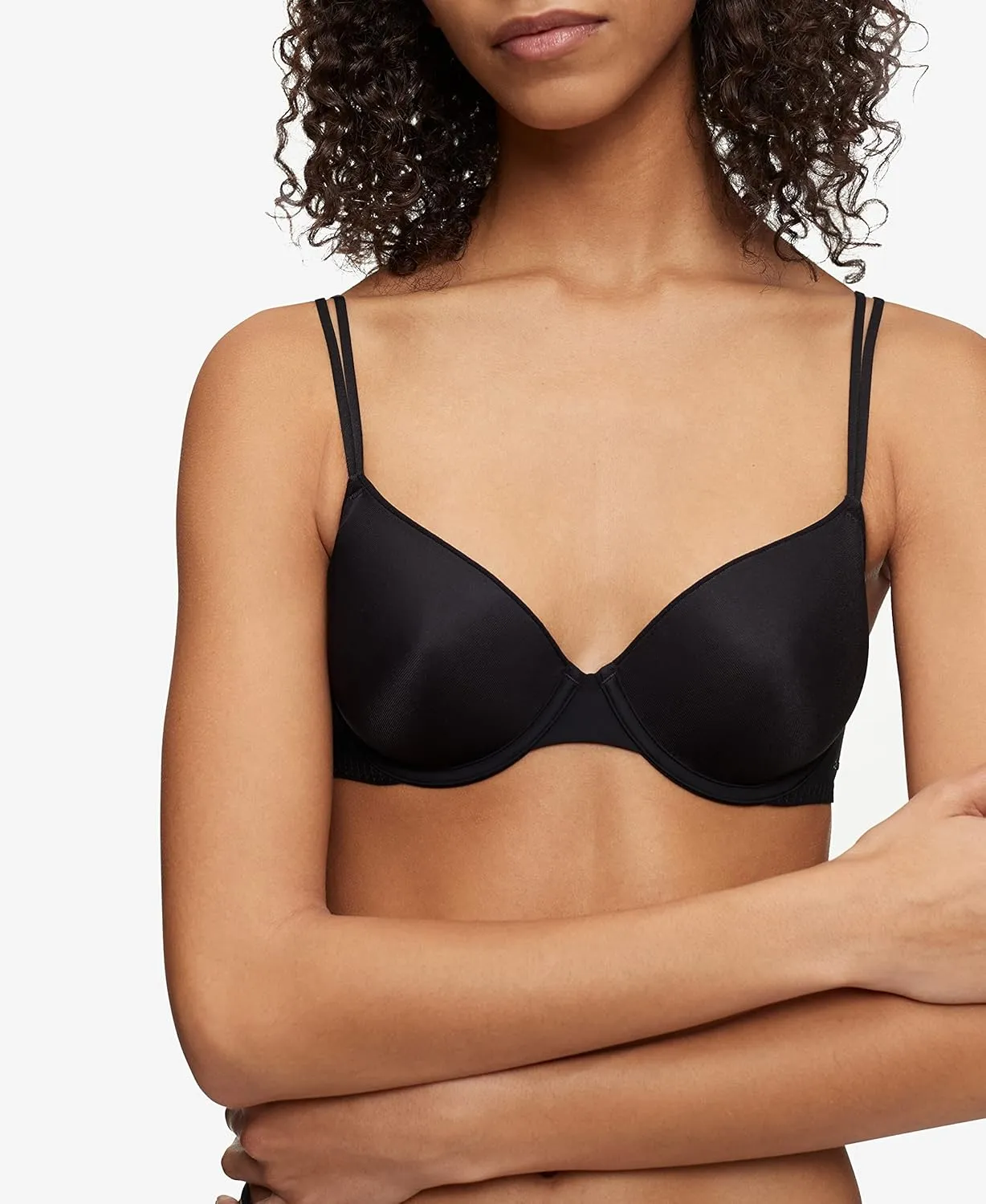 Calvin Klein Women's Sheer Marquisette Lightly Lined Demi Bra