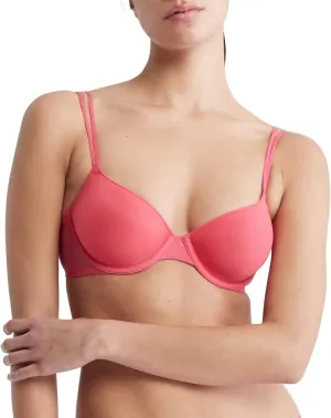 Calvin Klein Women's Sheer Marquisette Lightly Lined Demi Bra