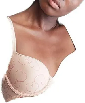 Calvin Klein Women's Sheer Marquisette Lightly Lined Demi Bra
