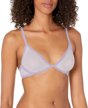 Calvin Klein Women's Sheer Marquisette Unlined Plunge Bra