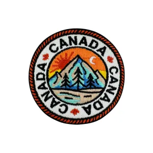 Canada iron-on embroidery patch
