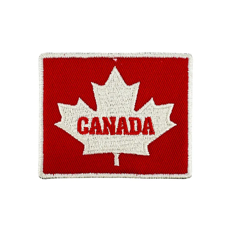 Canada iron-on embroidery patch