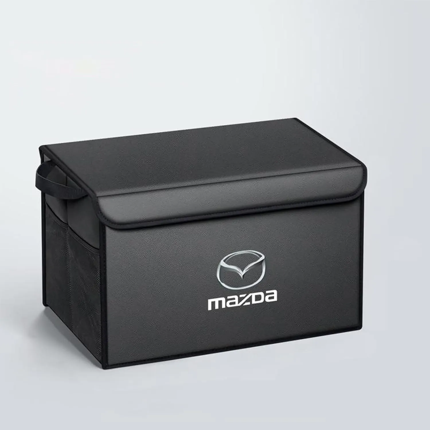 Car Trunk Organizer for Mazda 6 Sport GH Facelift 2010-2013 Thickened Car Boot Tidy Storage Box Tailor-made Lidded Storage Bins for Home Car Outdoor Camping Travel,B