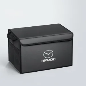 Car Trunk Organizer for Mazda 6 Sport GH Facelift 2010-2013 Thickened Car Boot Tidy Storage Box Tailor-made Lidded Storage Bins for Home Car Outdoor Camping Travel,B
