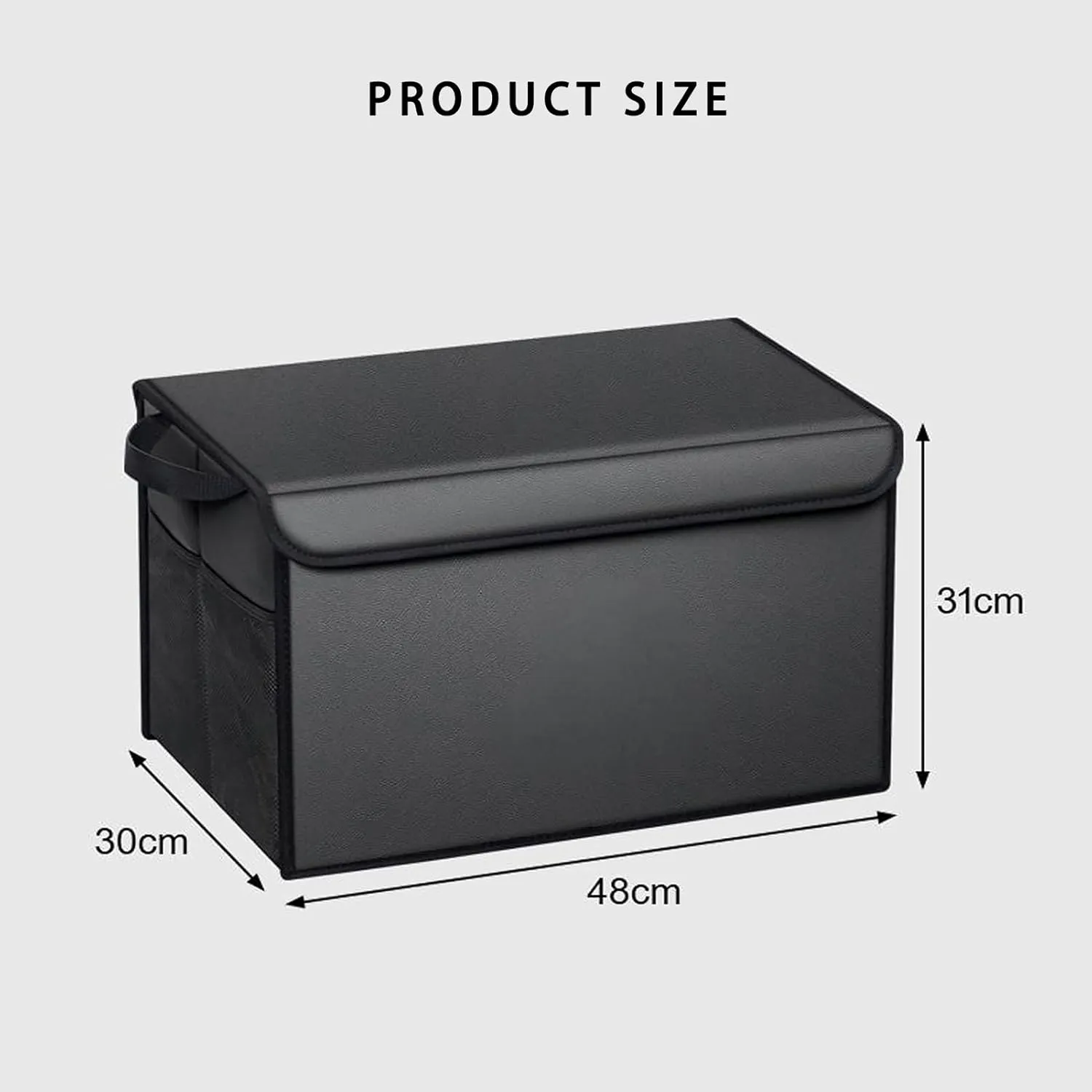 Car Trunk Organizer for Mazda MX-30 DR 2020 - Thickened Car Boot Tidy Storage Box Tailor-made Lidded Storage Bins for Home Car Outdoor Camping Travel,D