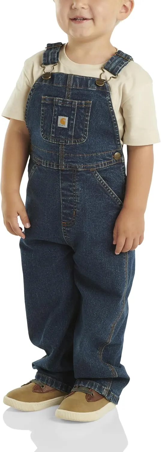 Carhartt Boys' Jean Denim Bib Overalls