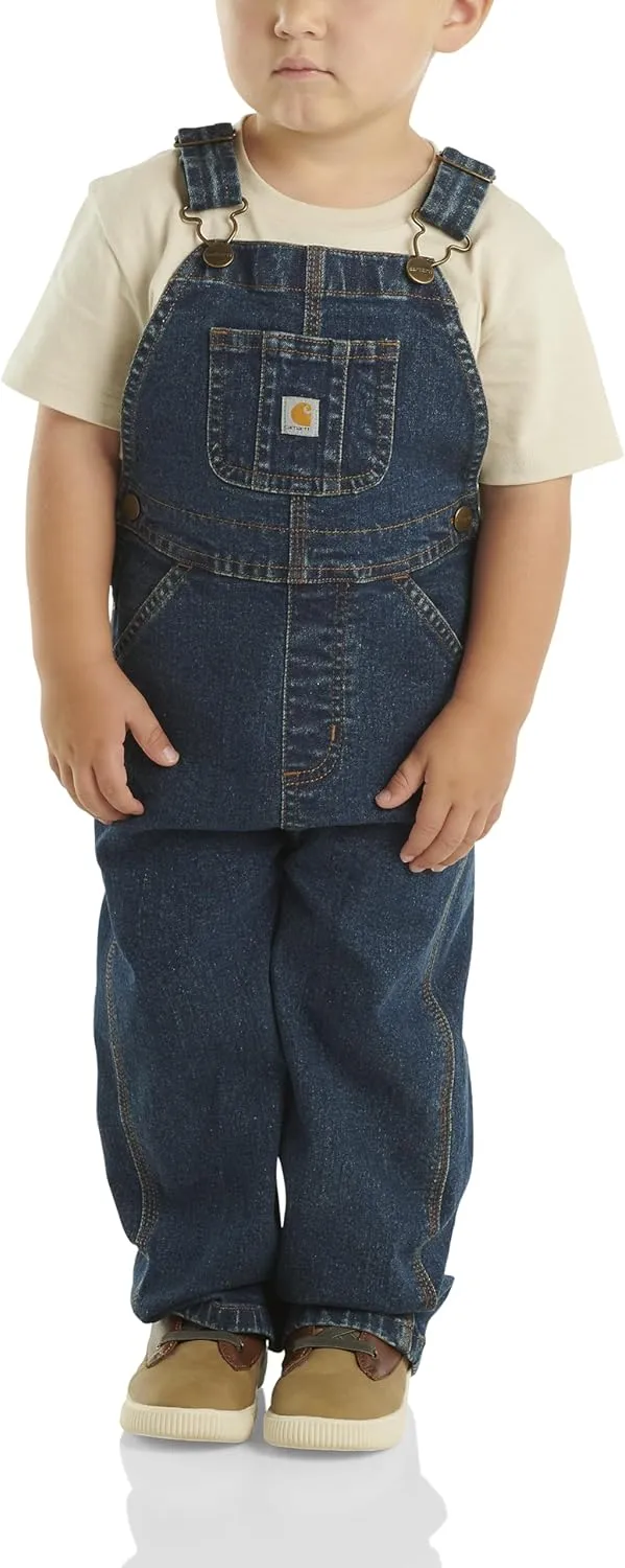 Carhartt Boys' Jean Denim Bib Overalls