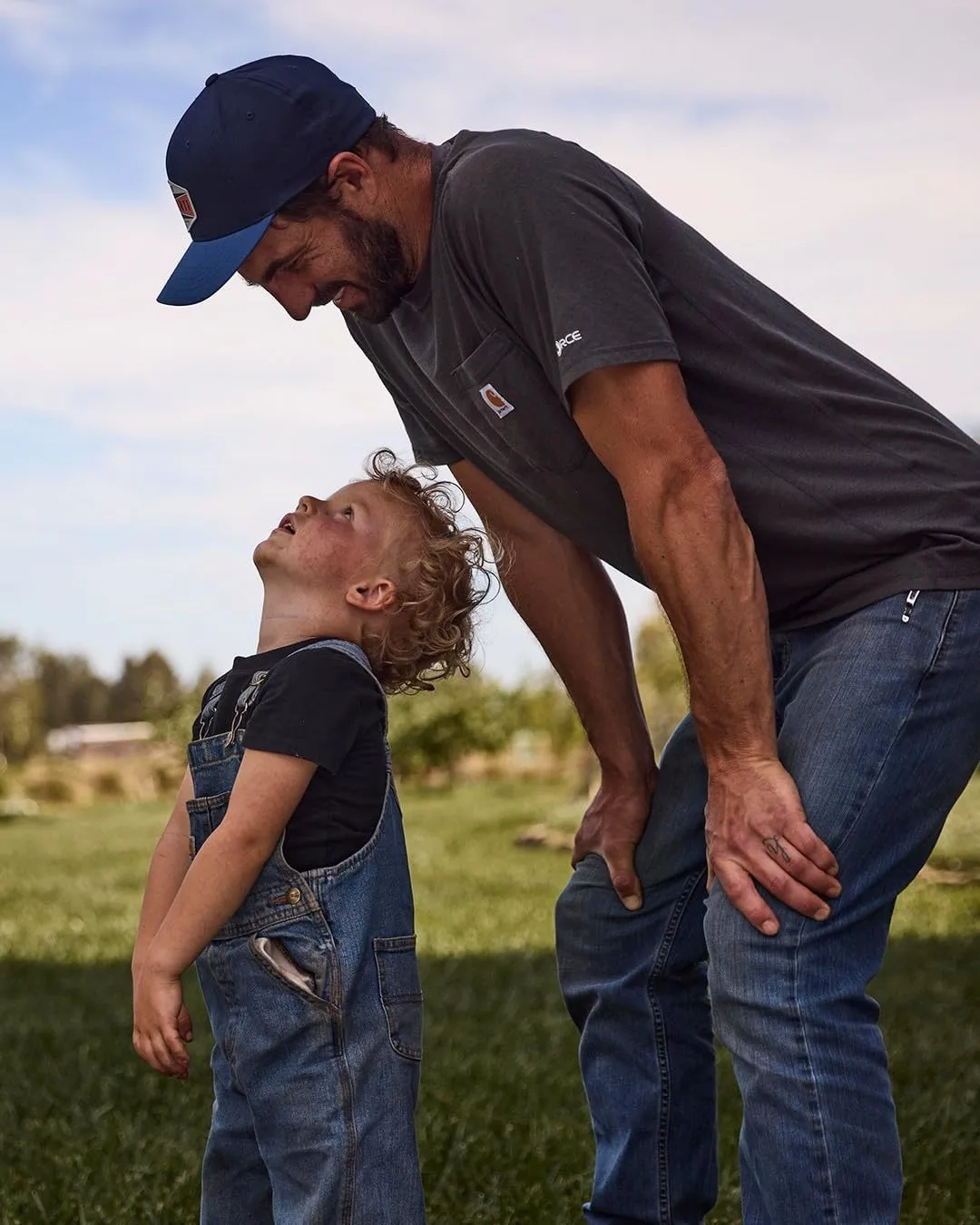Carhartt Boys' Jean Denim Bib Overalls