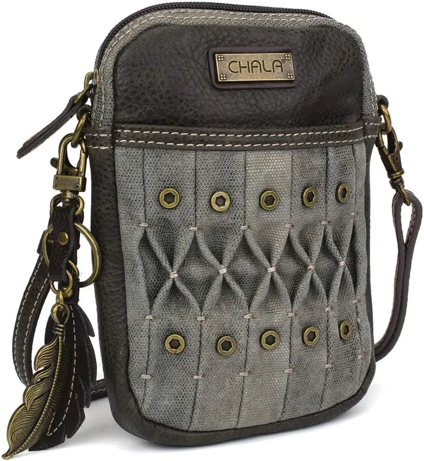 Chala Cell Phone Crossbody Purse - Handbag with Adjustable Strap - Olive